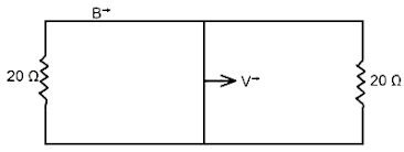 A rectangular loop with a sliding rod of length 2m & resistance 2Ω. It  moves in a uniform magnetic field of 3T perpendicular to plane of loop. -  Sarthaks eConnect | Largest